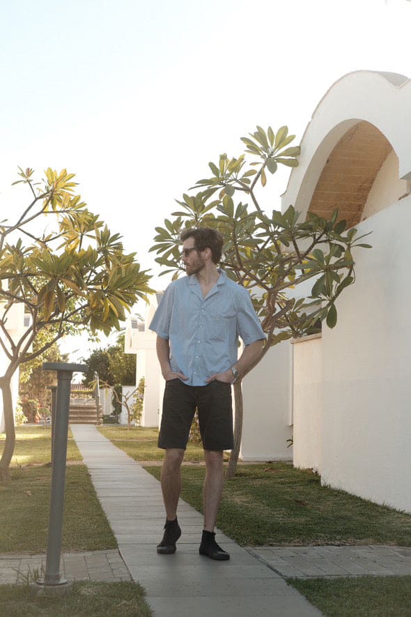 FD Club Shirt In Italian Oxford Cotton Twin Tone - Available from stock.