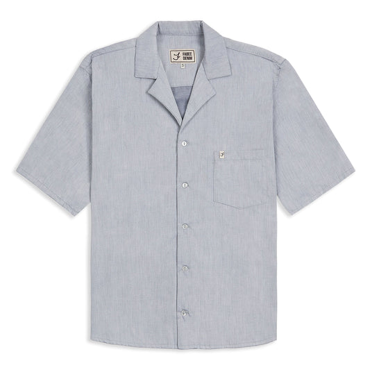 FD Club Shirt In Italian Oxford Cotton Twin Tone - Available from stock.
