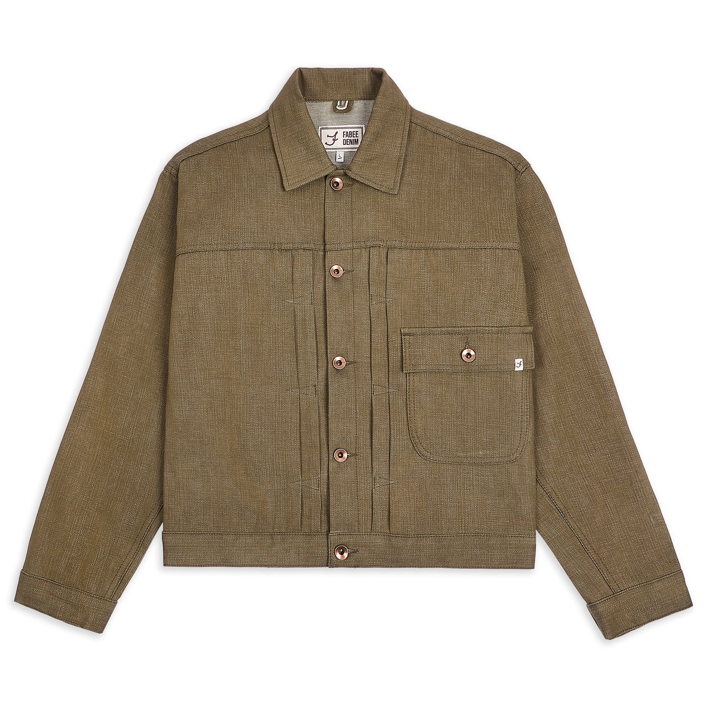 FD TYPE l DENIM JACKET. 10.5oz Green selvedge denim. Collect Co Japanese Selvedge Denim