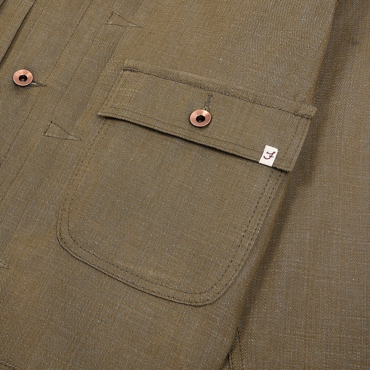 FD Type l Denim Jacket. 10.5oz Green selvedge denim.