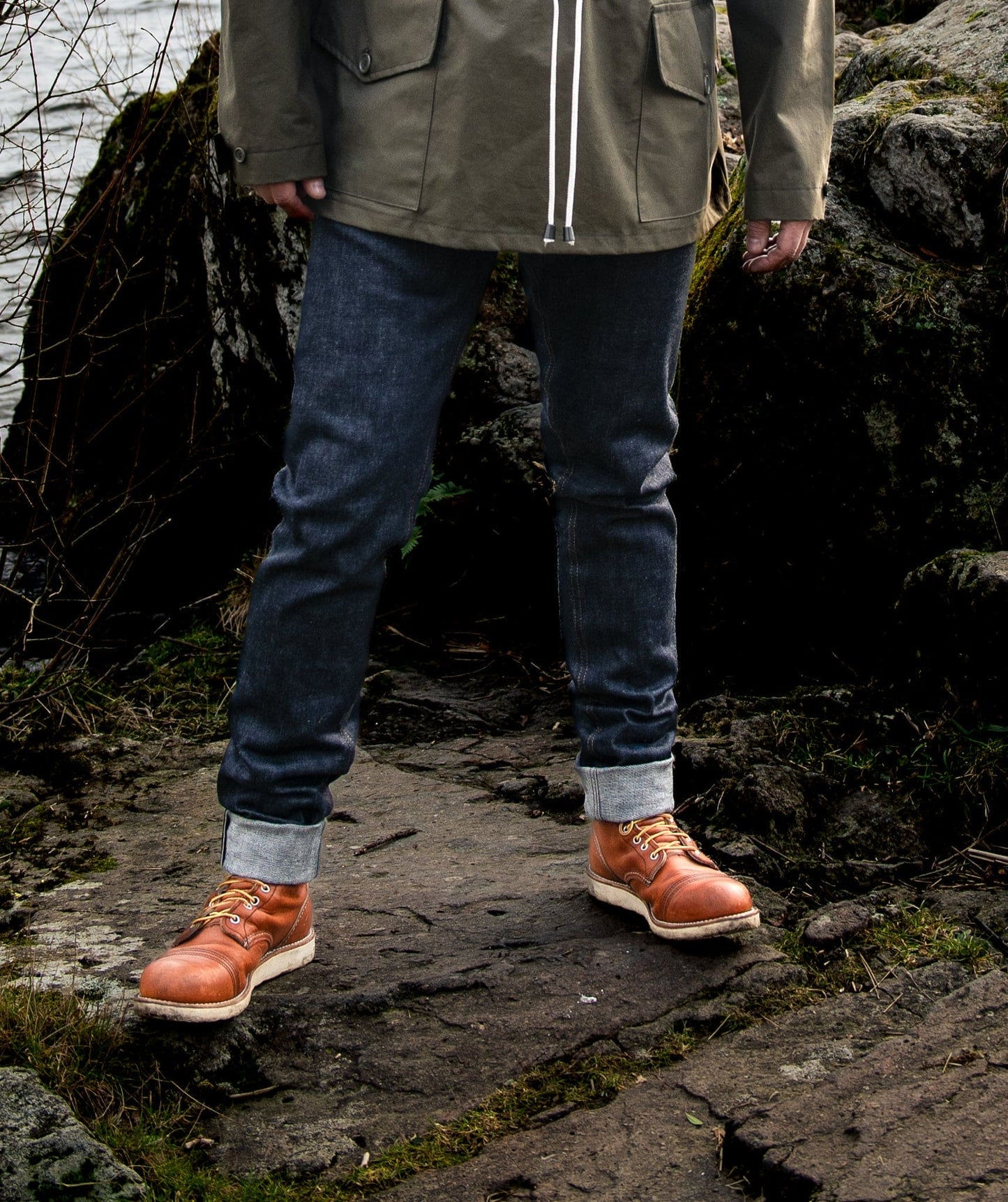 Available from stock: Garrison - Slim Fit Japanese 12oz red line selvedge