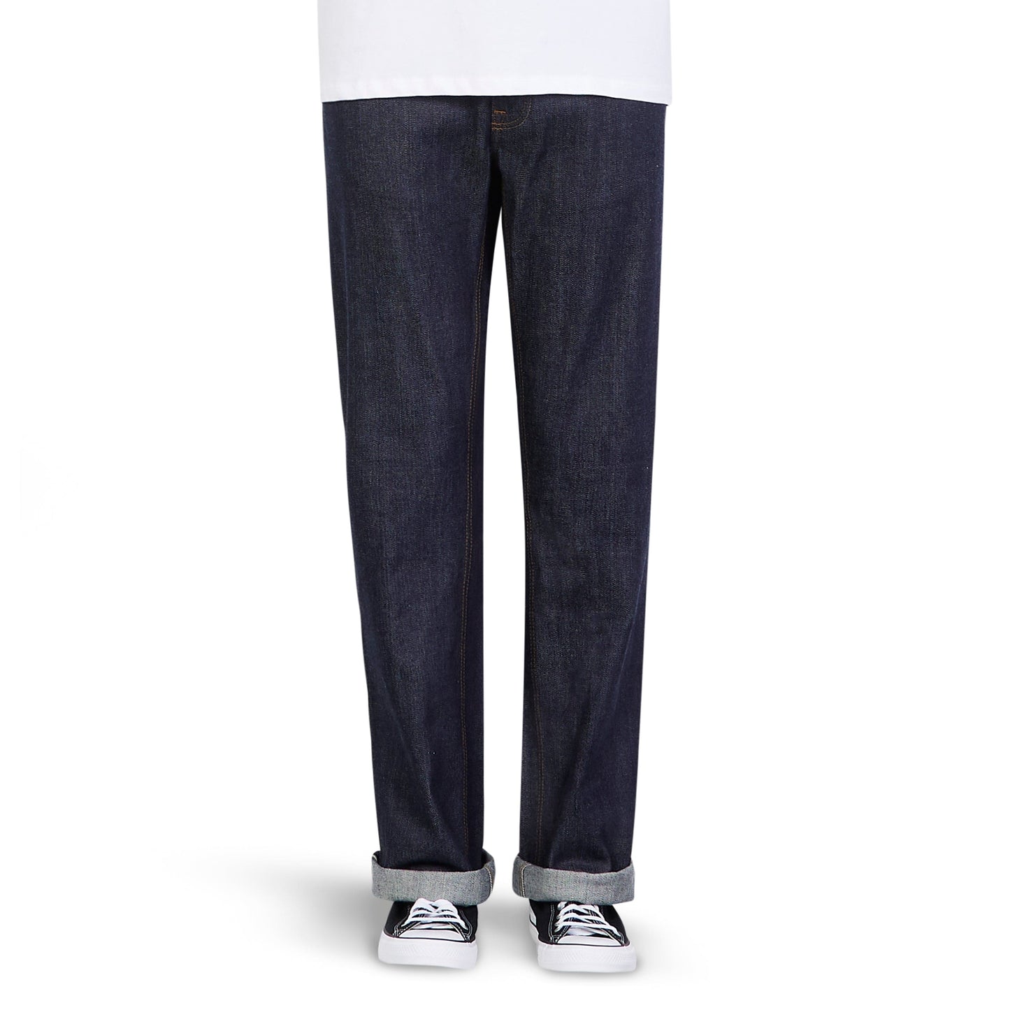 Available from stock: Albion - Regular fit 12oz Japanese red line selvedge denim