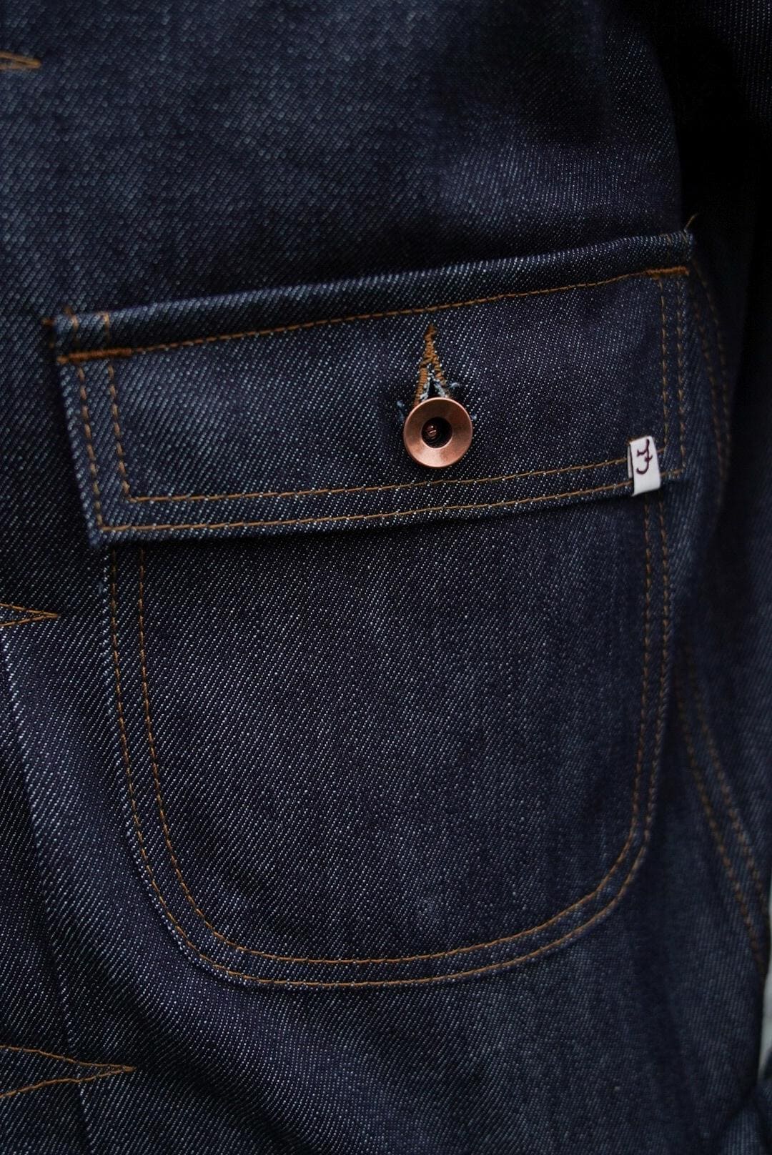 FD TYPE l DENIM JACKET. 12oz Collect Co Japanese Red Line Selvedge Denim