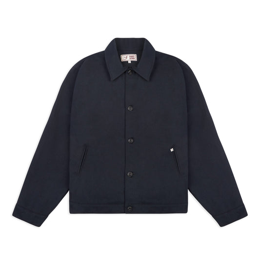 Tommy Jacket (navy) front lay