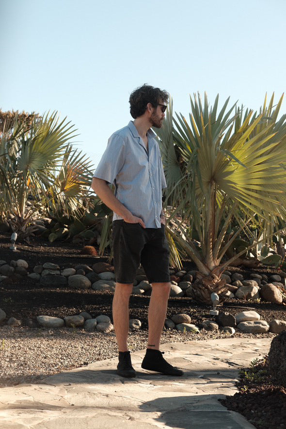 FD Club Shirt In Italian Oxford Cotton Twin Tone - Available from stock.