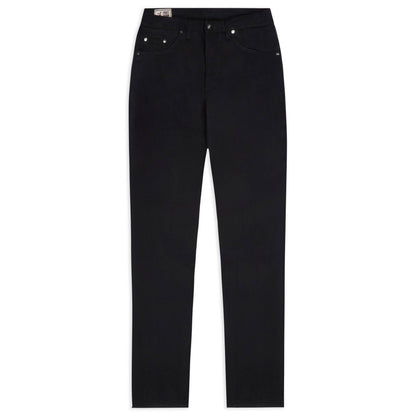 Garrison - slim fit front lay double black 12oz Japanese selvedge jeans