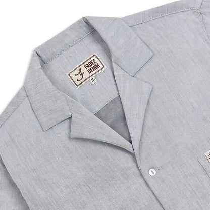FD Club Shirt In Italian Oxford Cotton Twin Tone - Available from stock.