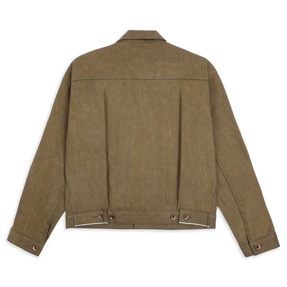 FD Type l Denim Jacket. 10.5oz Green selvedge denim.