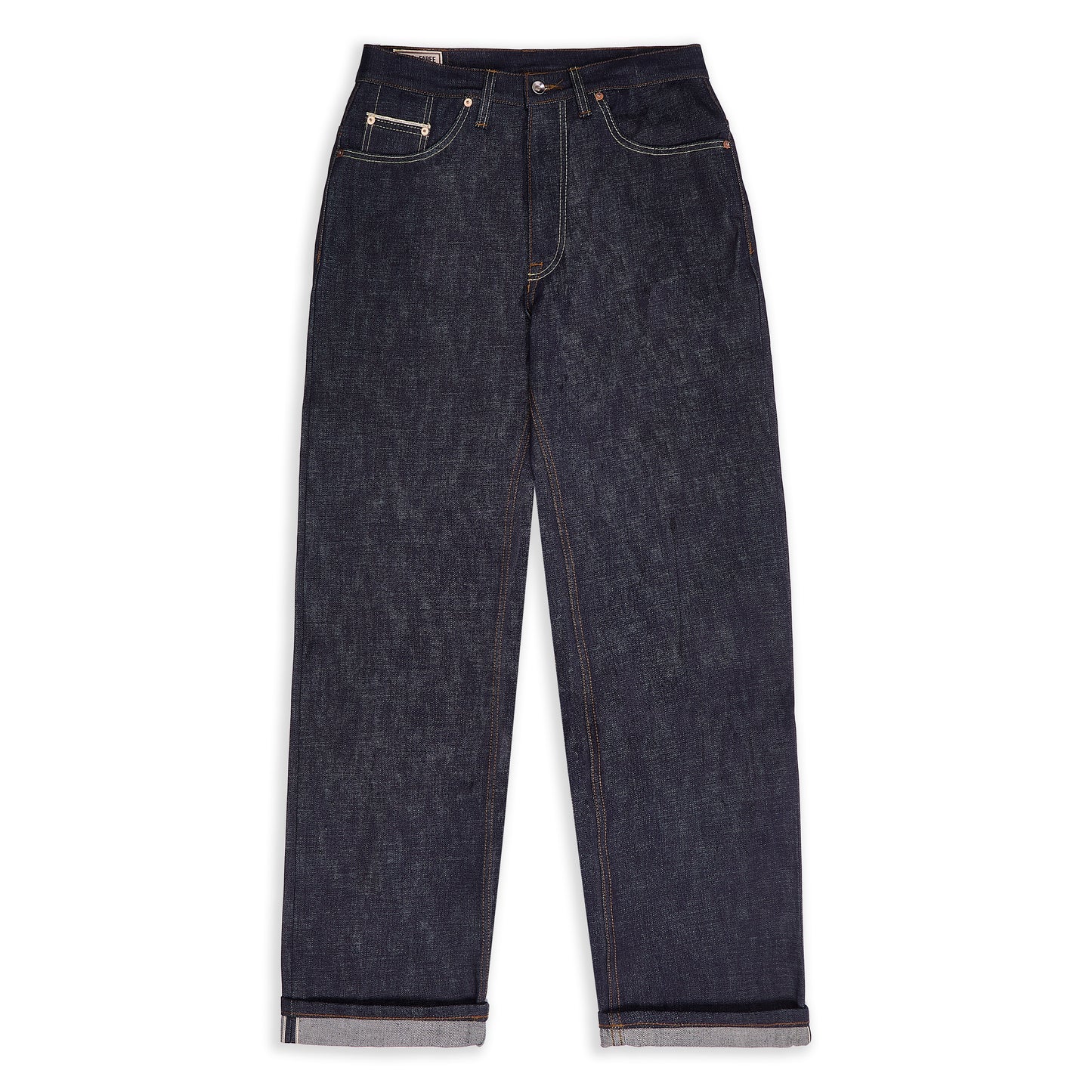 Camden - Loose Fit 15oz Selvedge Denim Jeans. Wide Leg, High-Waisted. Made to order.