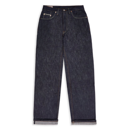 Camden - Loose Fit Jeans. 15oz Japanese red line Selvedge Denim. Wide Leg, High-Waisted.