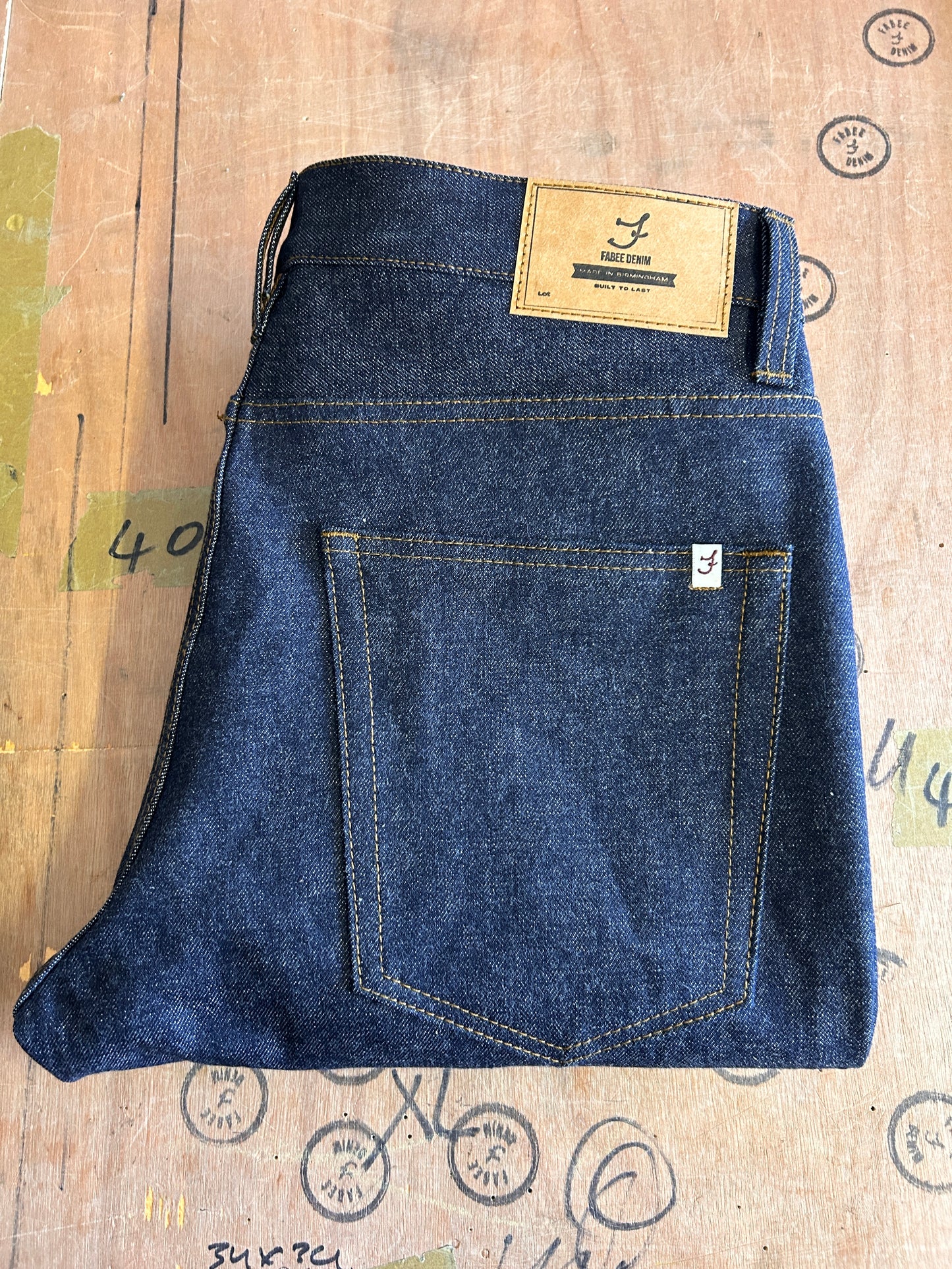 Albion Regular Fit – 14oz Japanese Red Line Selvedge Denim (Ready to Ship)