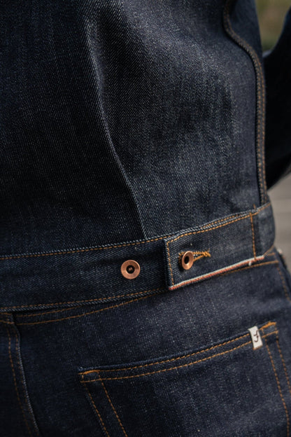 FD TYPE l DENIM JACKET. 12oz Collect Co Japanese  Red Line Selvedge Denim