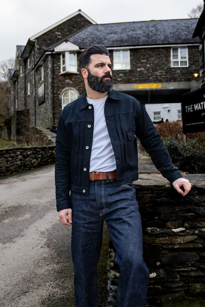 PREORDER FD Type l denim jacket. 14oz Japanese double black selvedge
