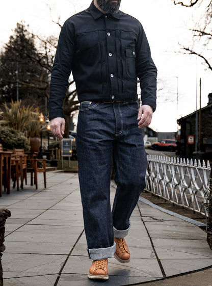 PREORDER FD Type l denim jacket. 14oz Japanese double black selvedge